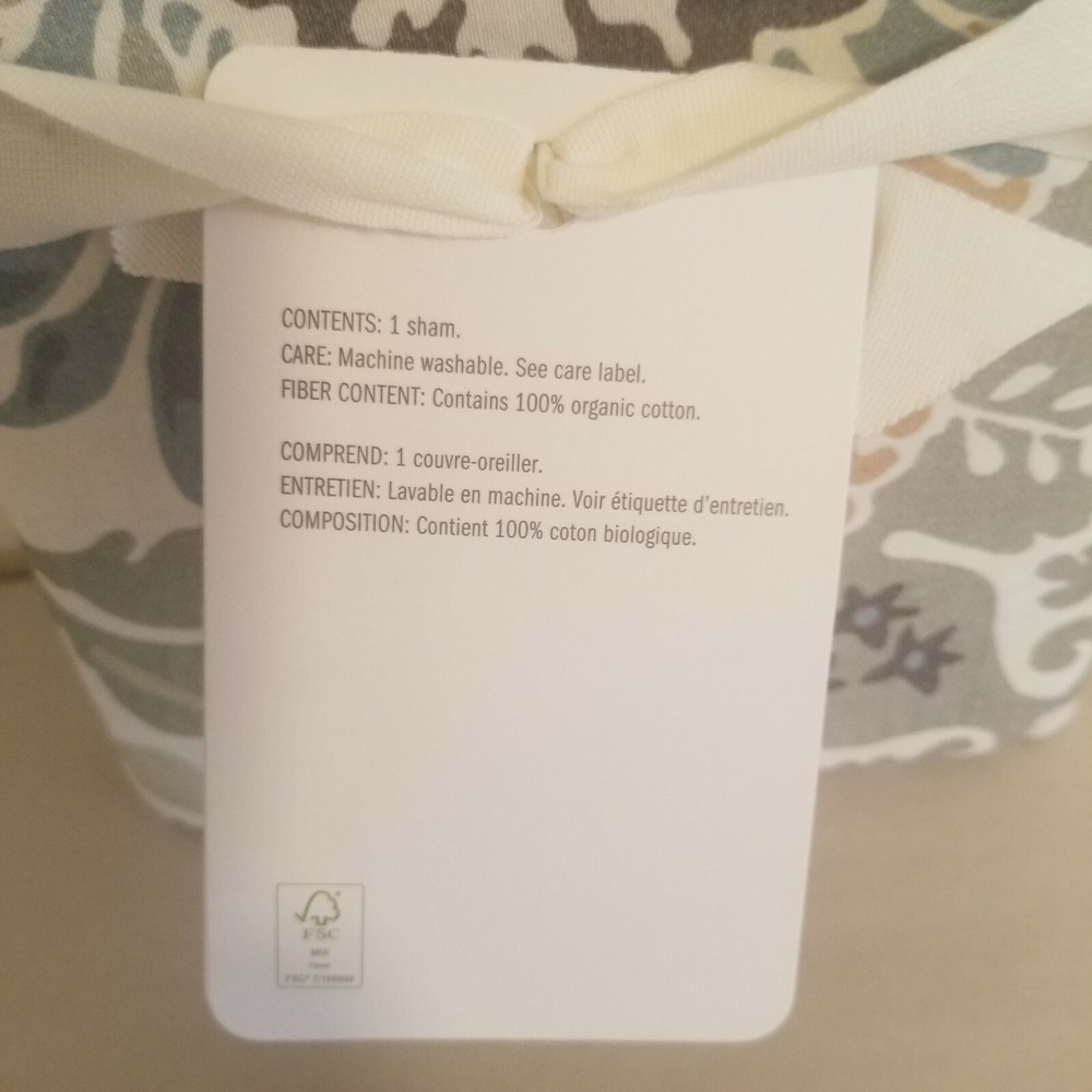 Pottery Barn Joni Organic King Sham