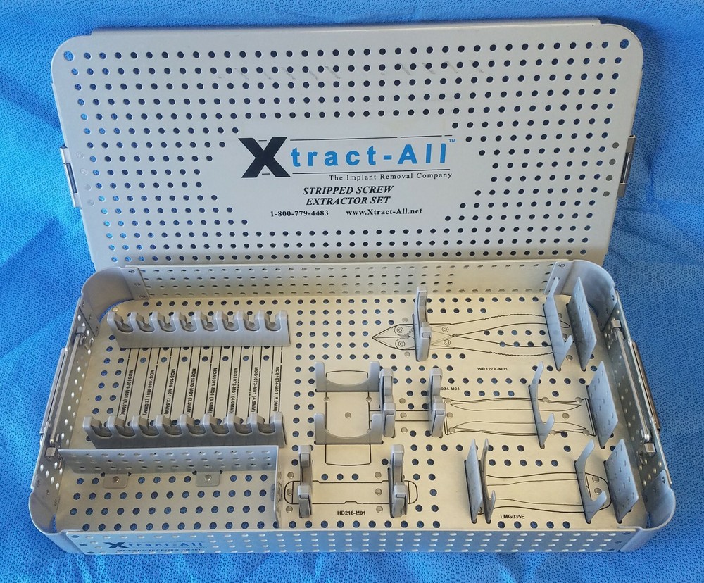 Xtract-All Stripped Screw Extractor Set Case (Case Only)