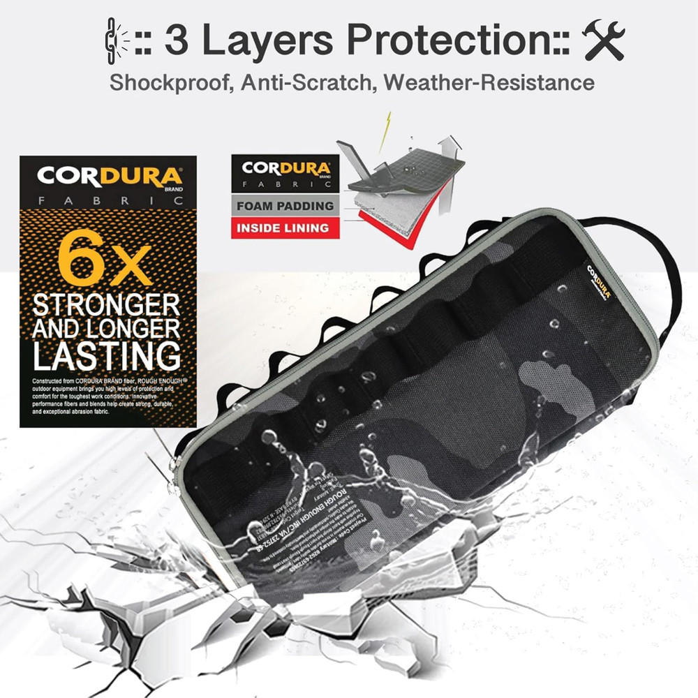 Rough Enough EDC Tool Bag Organizer with Handle - Portable & Durable