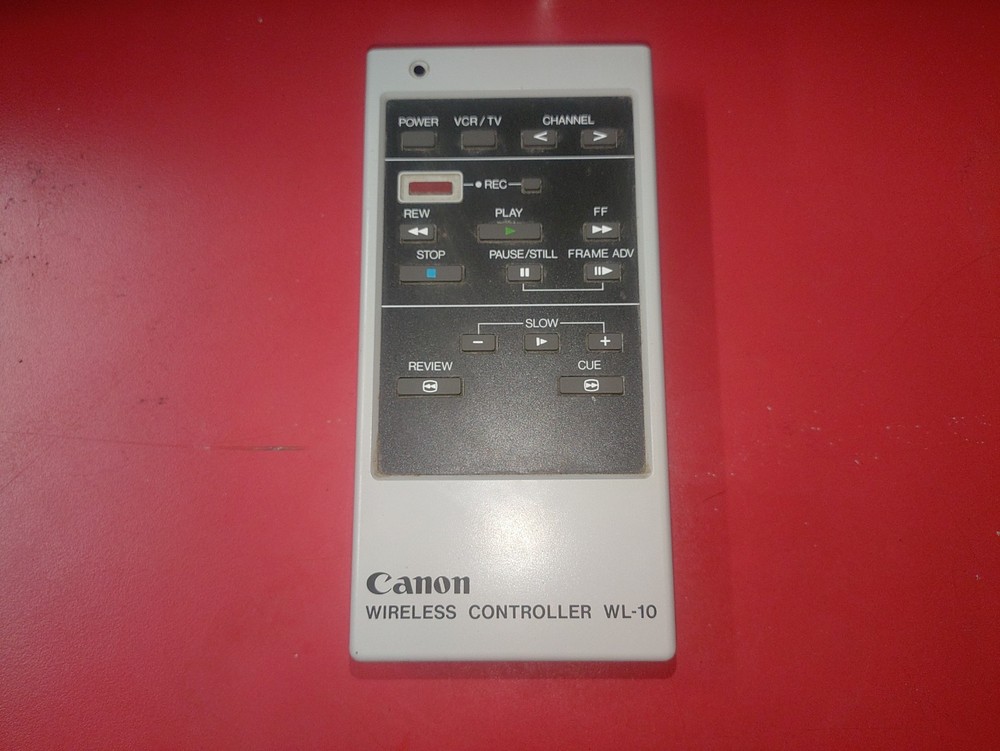 Canon VT-10, VR-10 VHS Player/Recorder, and WL-10 Wireless Controller