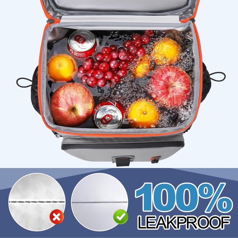 35 Cans Waterproof Cooler Backpack, Soft Insulated Leak Proof Backpack Cooler...