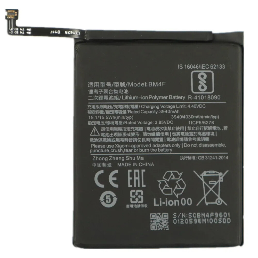 For Xiaomi Mi 9 Lite Replacement Battery BM4F 3940 mAh Tools