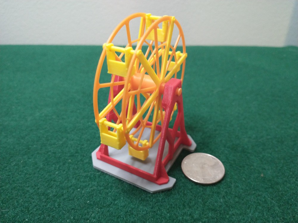 Ferris Wheel Model Ride - Z Scale - Non-Motorized