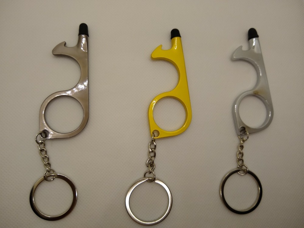 No touch door opener keychain(3 Pcs)