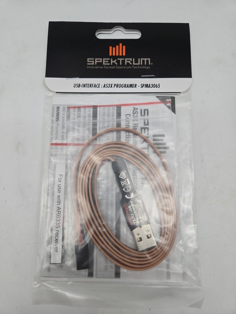 Spektrum A3065 Tx/Receiver USB Programming Cable