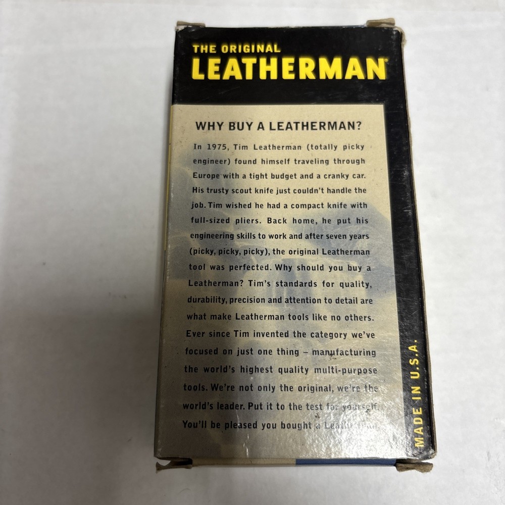 Leatherman Multi-Tool Vintage 2000 Original Box Excellent Condition PST