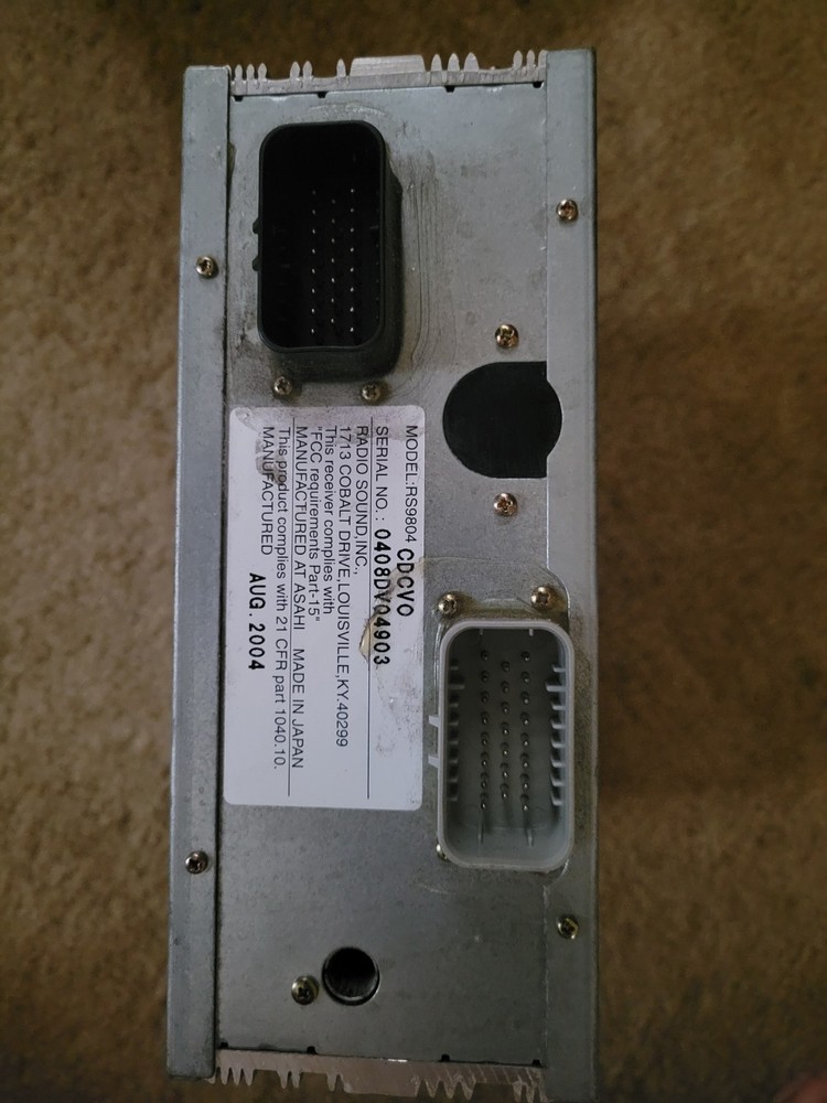 Harley Davison RS9804CD Radio CD Player