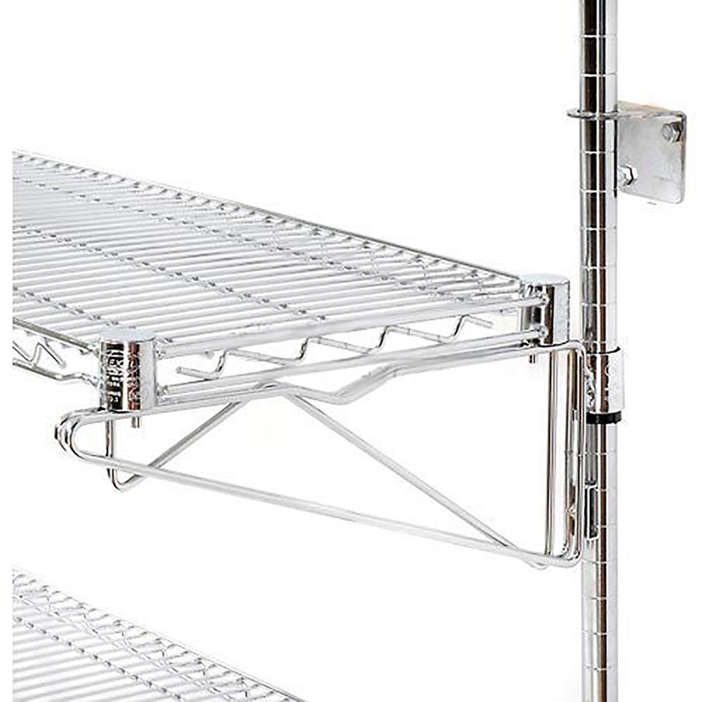 Nexel Poly-Green Wall Mount Wire Shelf Additional Level 36"W x 18"D