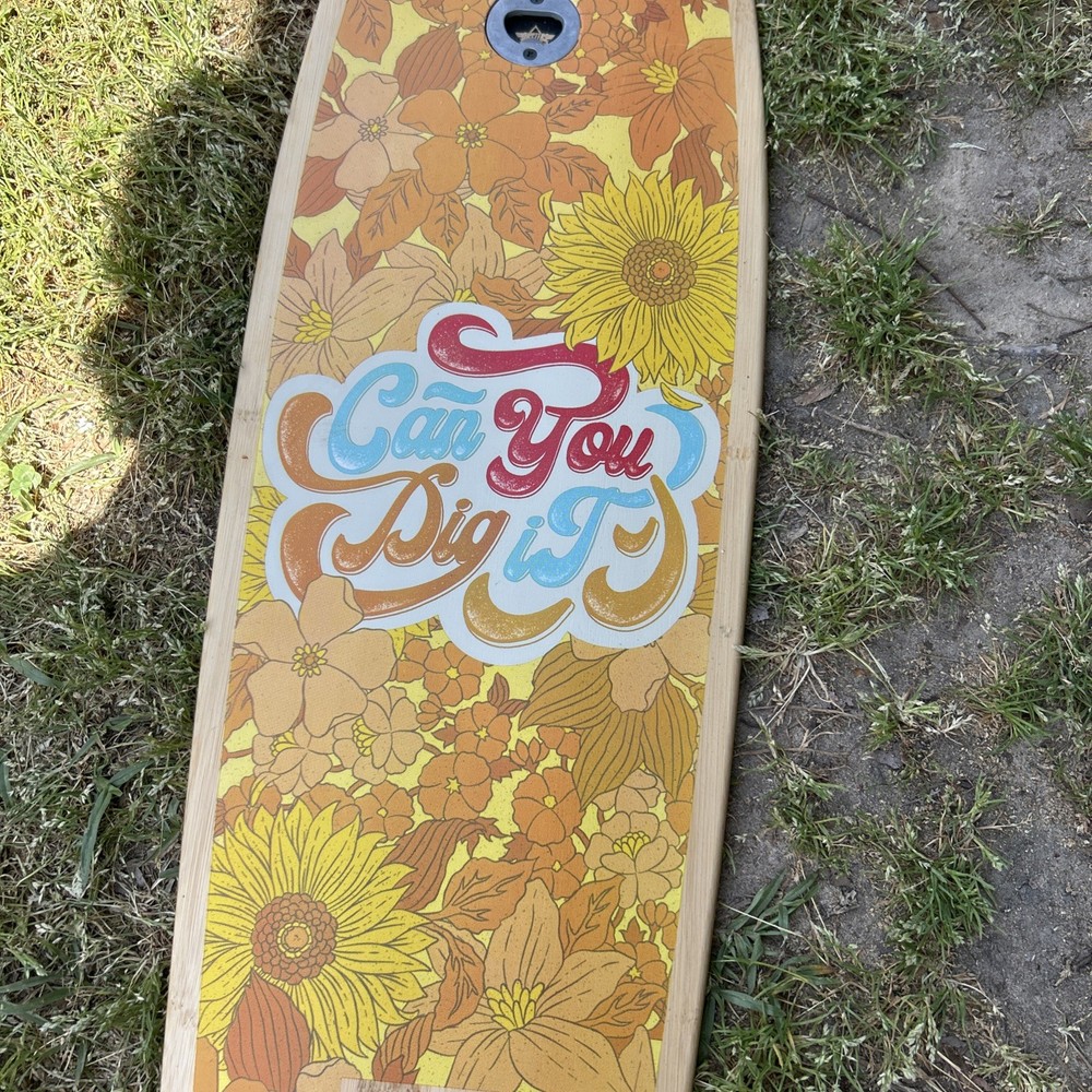 Dusters California Dig It 40” Bamboo Longboard Cruiser Skateboard - Complete
