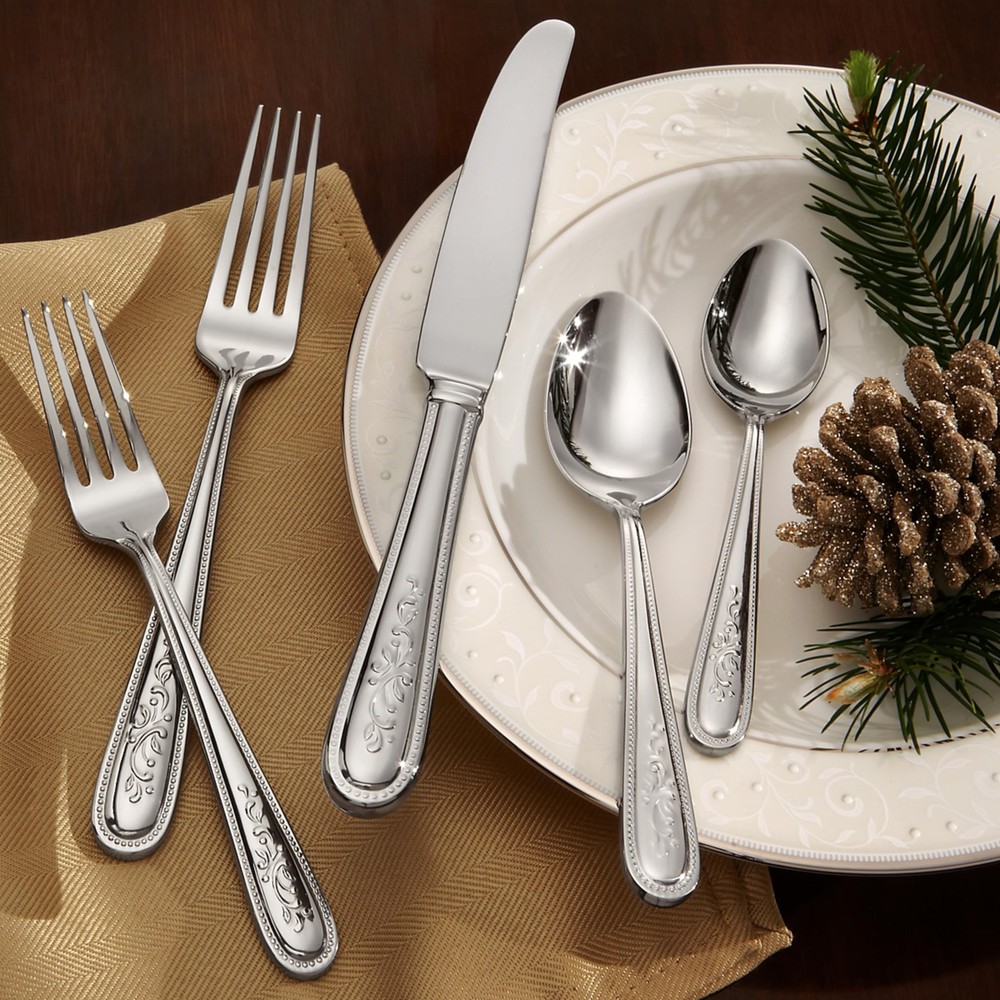Opal Innocence Flatware 5-Piece Place Setting - , Silver