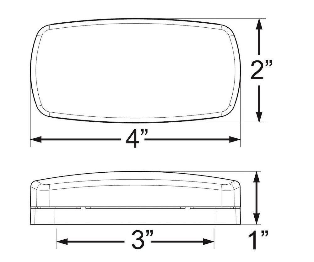 Optronics MCL0032RBB LIGHTS-CLEARANCE & TAIL RV
