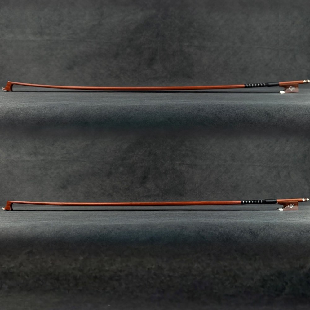 D. Peccatte Copy Master Pernambuco Violin Bow 4/4 Red OX Fleur-De-Lys Silver 61g