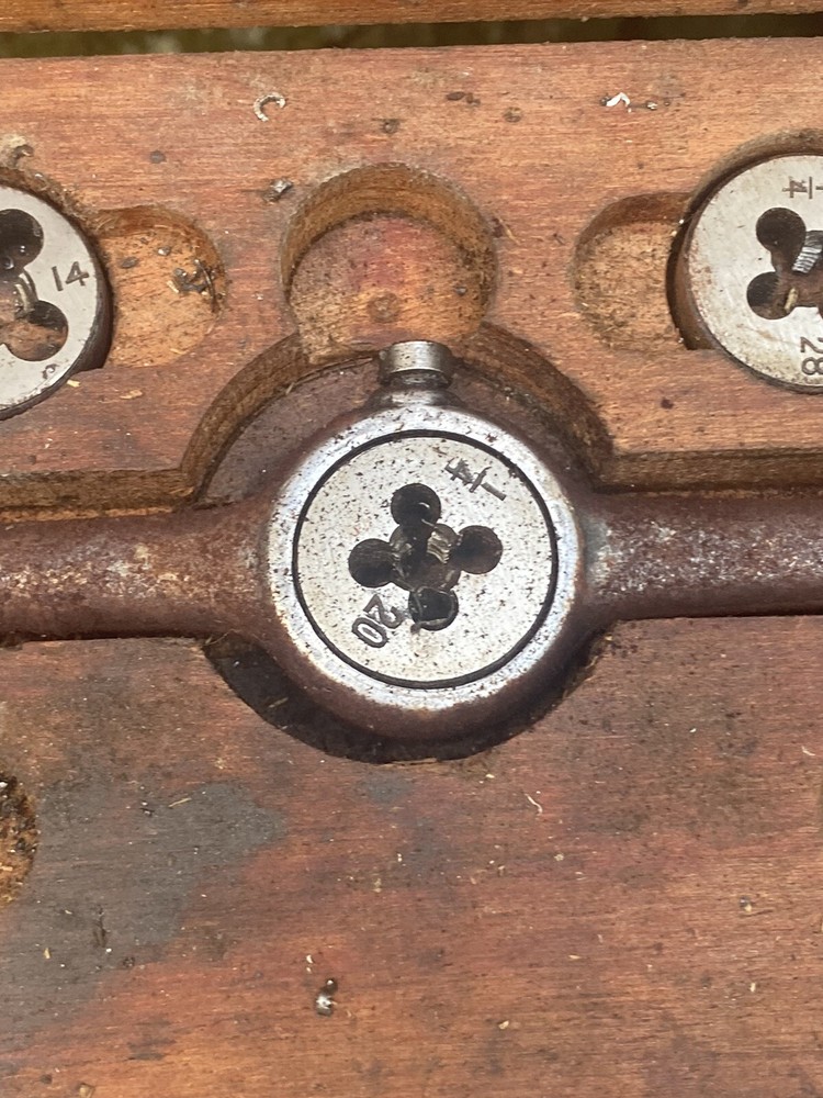 Vintage Tap Set W/ Case