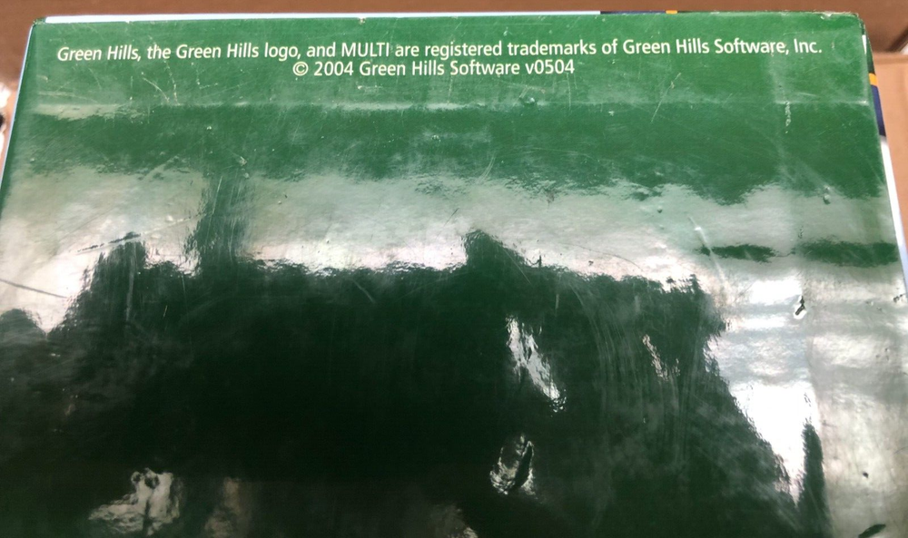 MULTI INTEGRATED DEVELOPMENT ENVIRONMENT V800 GREEN HILLS / (BRAND NEW)