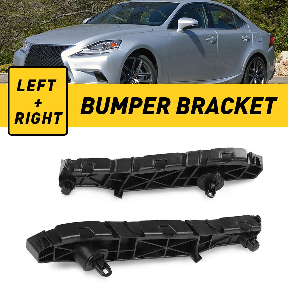 Left & Right Side Front Bumper Support Bracket For 2006-2015 Lexus IS250 / IS350
