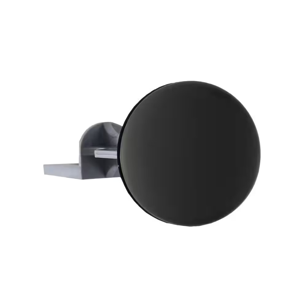 5 In. Plastic Bathroom Pop-Up Stopper, Matte Black