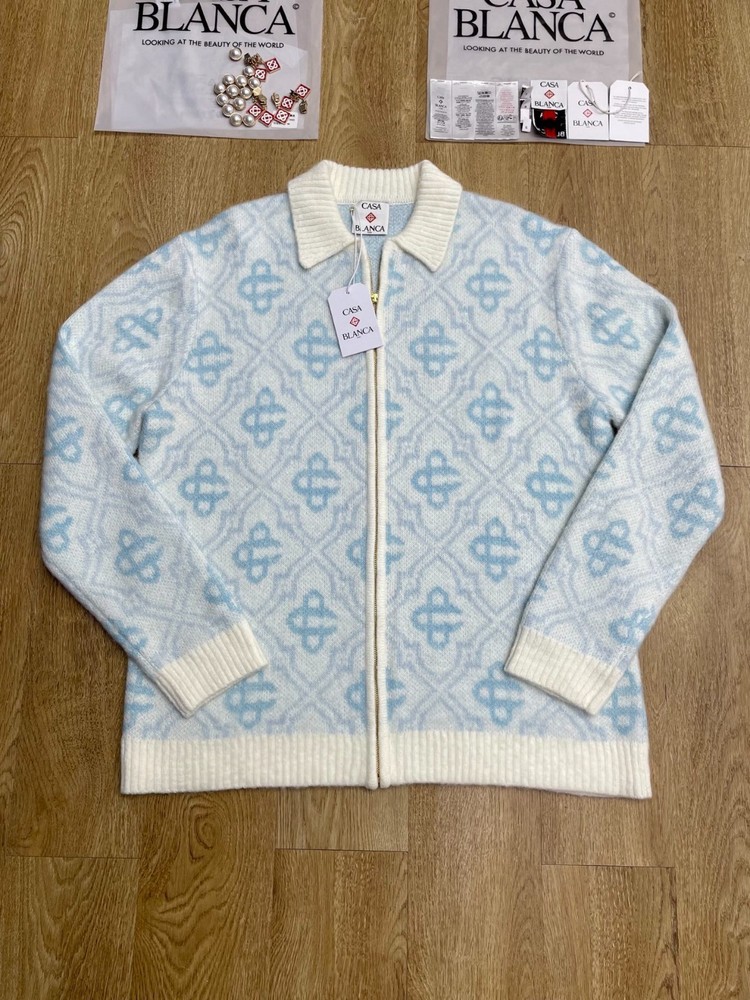 CASABLANCA Zippered Thick Jacket