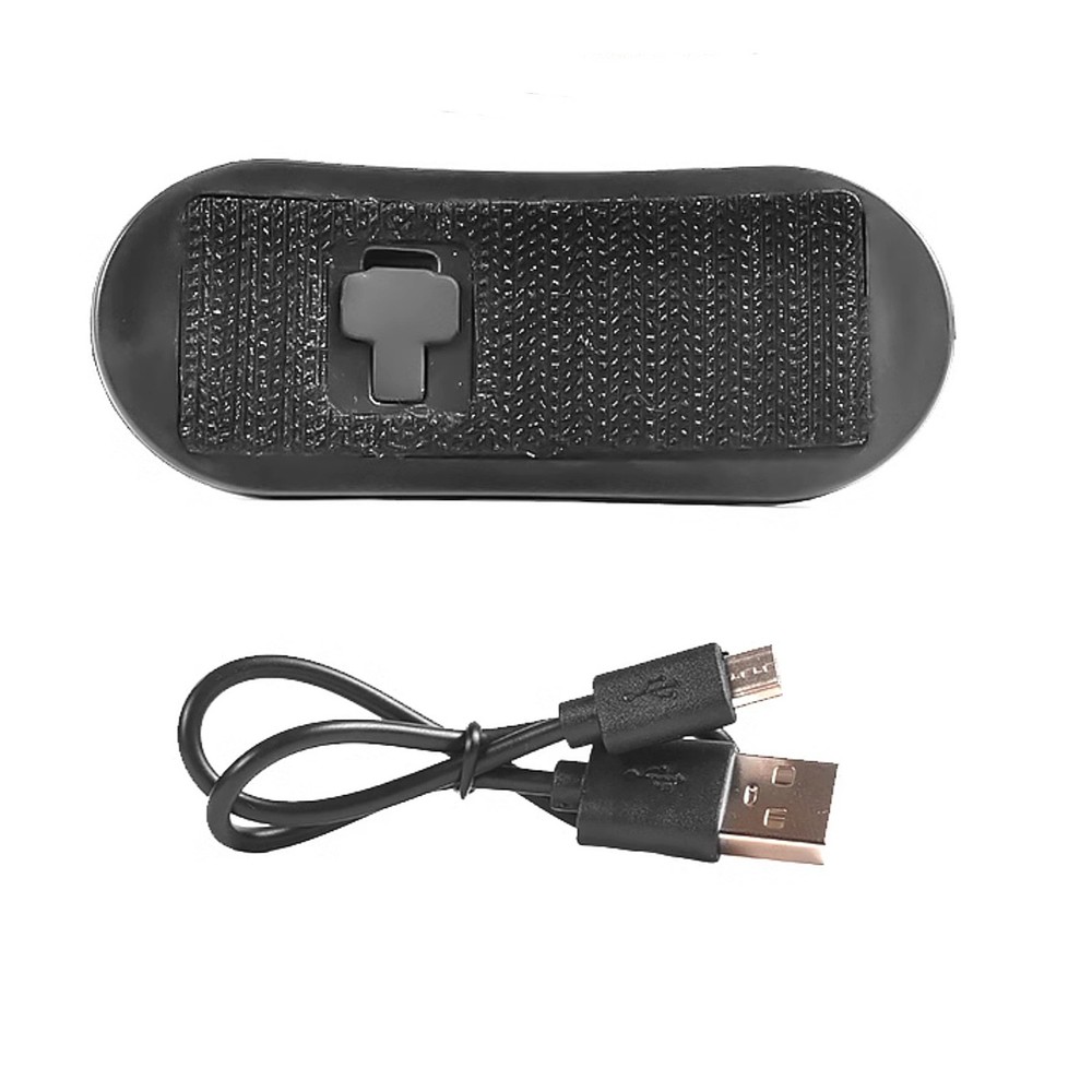 Waterproof Motorcycle Rear LED Helmet Light USB Rechargeable Light Accessory