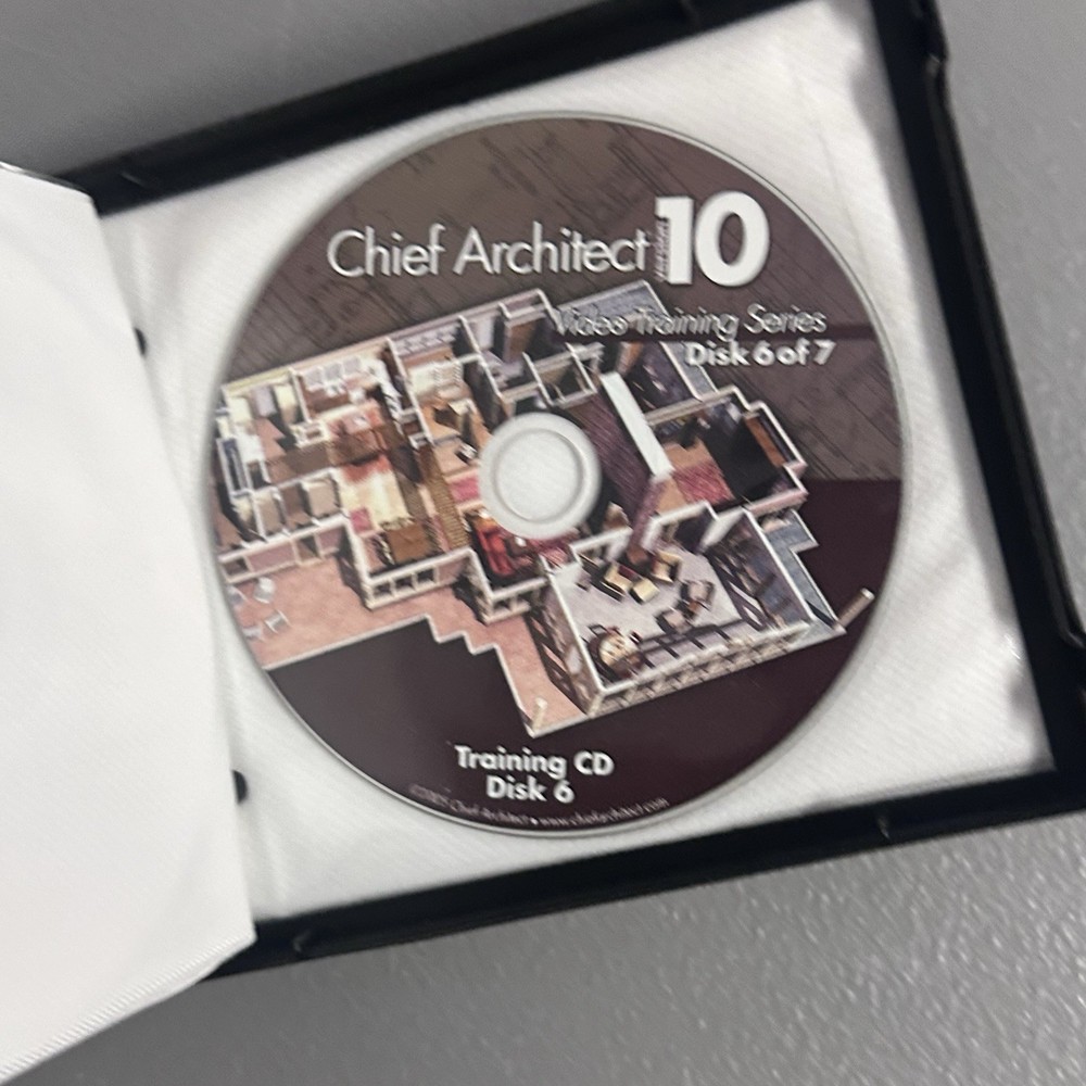 Chief Architect 10 Professional Design Drafting Software Training CD ROM SET