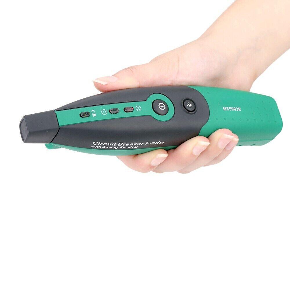 MS5902 Automatic Circuit Breaker Finder Fuse Socket Tester with Flashlight Tool