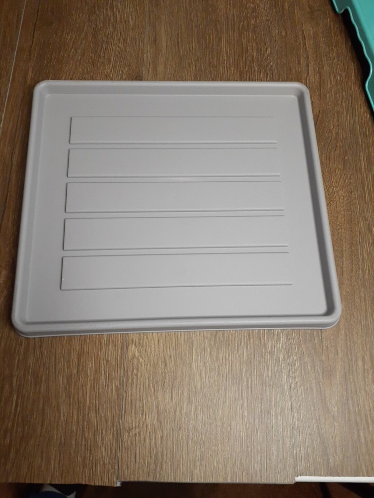 storex large craft & activity tray plastic gray