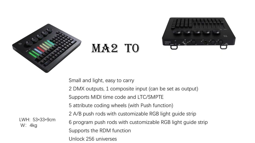 led Command DMX Lighting Controller dj stage /Bag