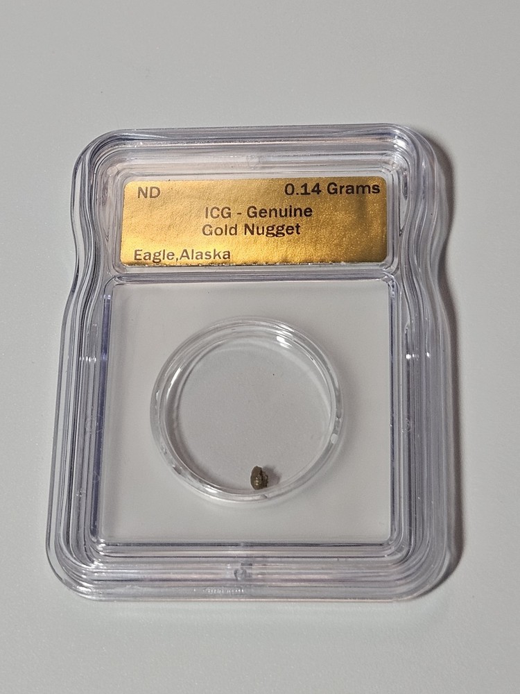 ICG-Genuine Gold Nugget .14 G Eagle Alaska