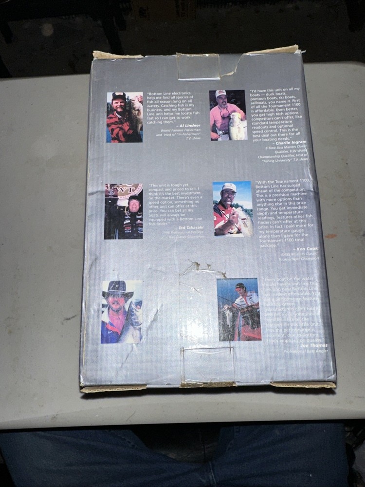 Bottom Line Tournament 1100 Fish Finder Head Unit Only. Untested