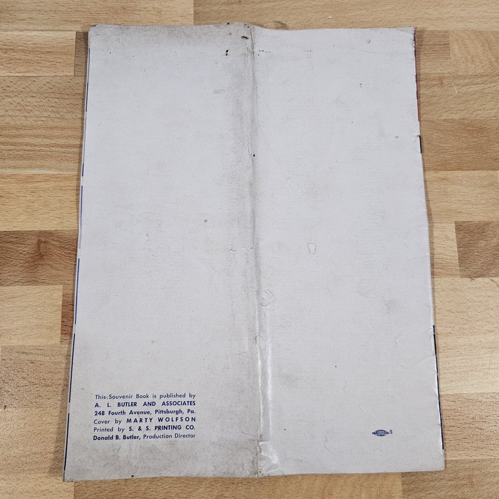 Vtg 1949 Civic Light Opera Pittsburgh "Anything Goes" Musical Comedy Program