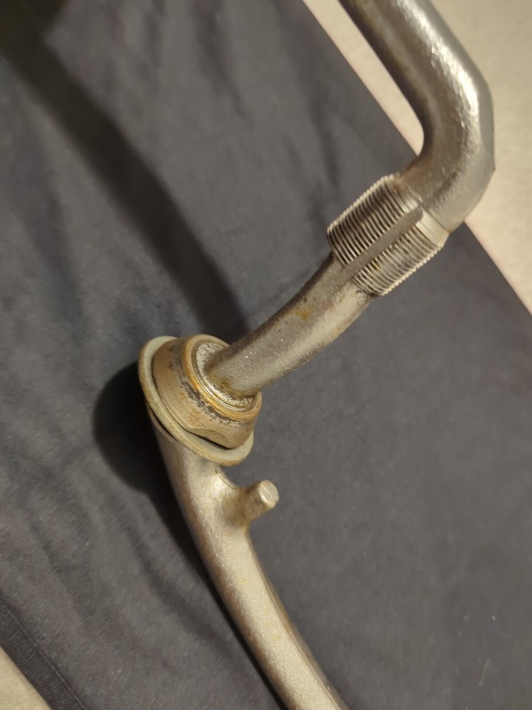 Vintage Crown Bicycle Crank One Piece With Lug