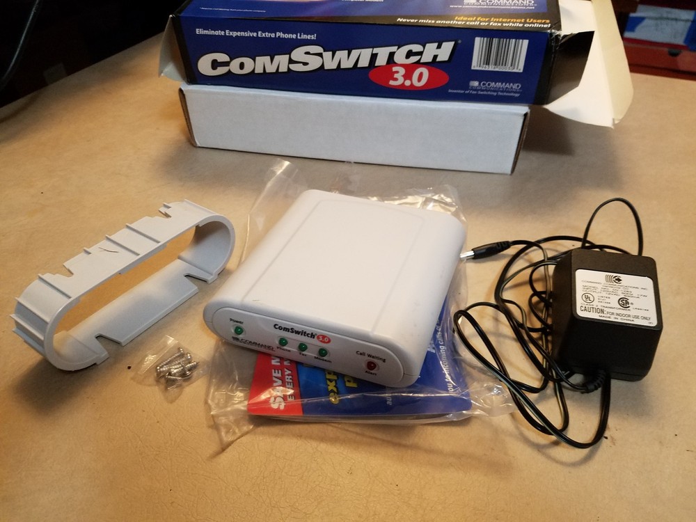 Command Communications ComSwitch 3.0 Shares Phone line between multiple devices