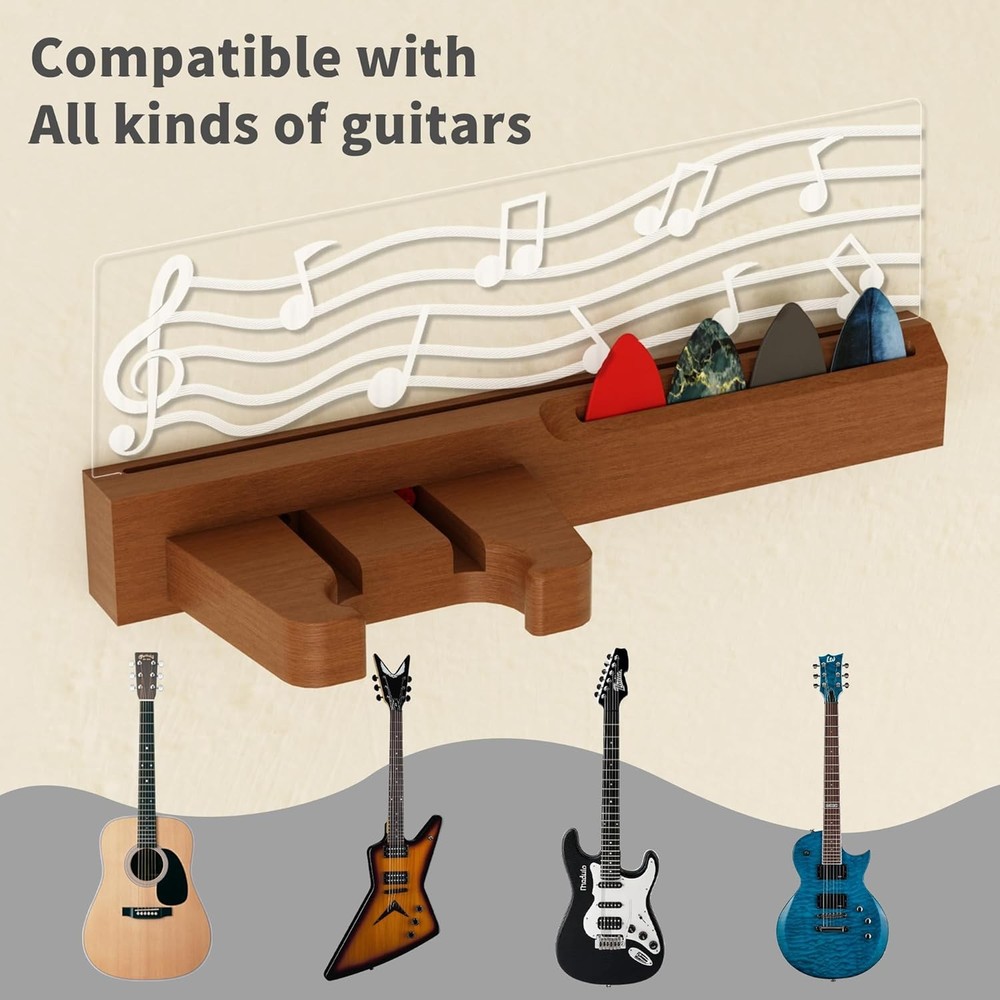 Guitar Wall Mount Stand with LED Lights!