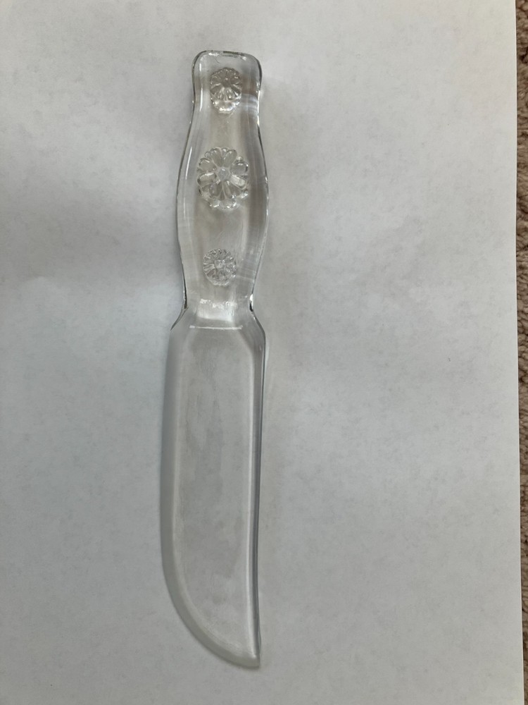 Vintage Depression Glass Fruit and Cake Knife Without Box