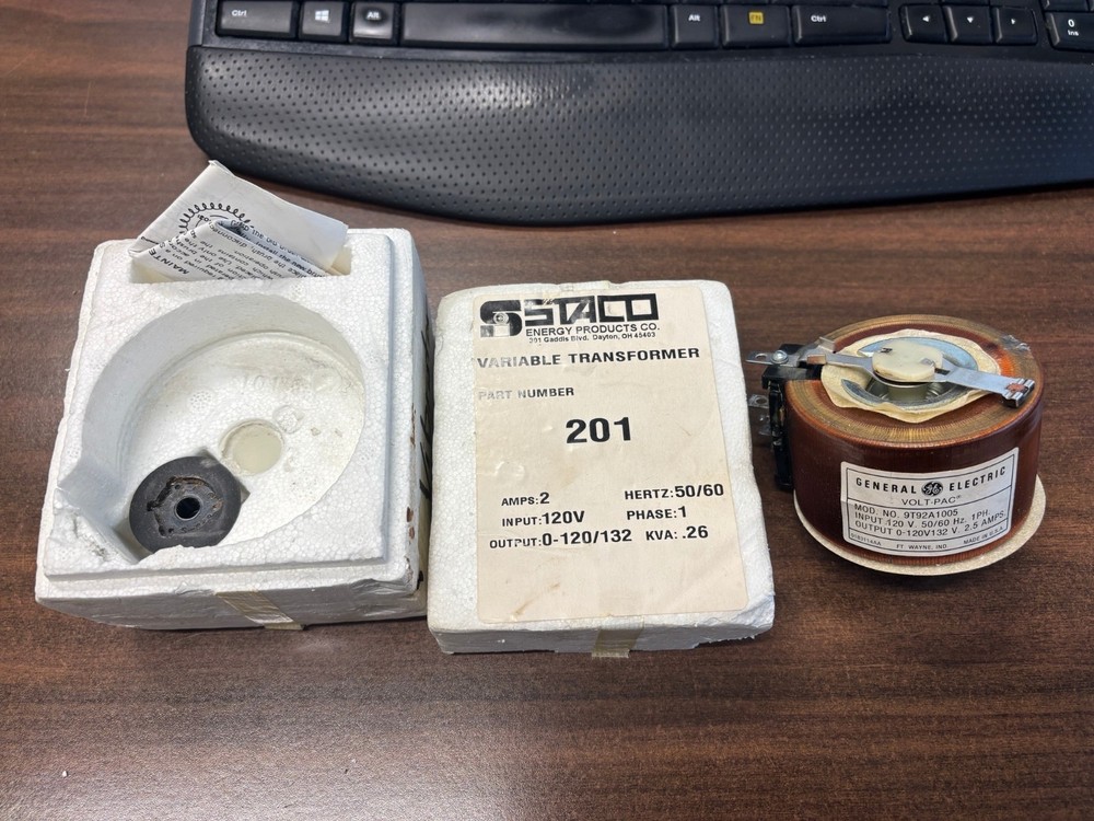 Staco Energy General Electric #201 Variable Transformer
