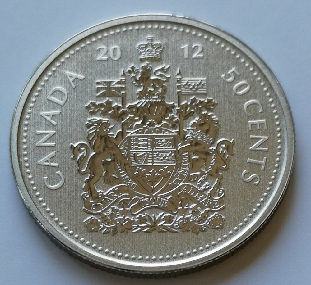***  CANADA  50  CENTS  2012  ***  SPECIMEN  ***