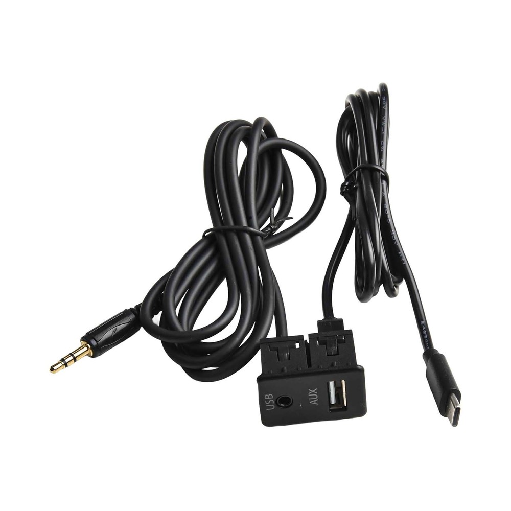 Center Console Car USB and AUX Port Panel Interface 145CM Extension Cable