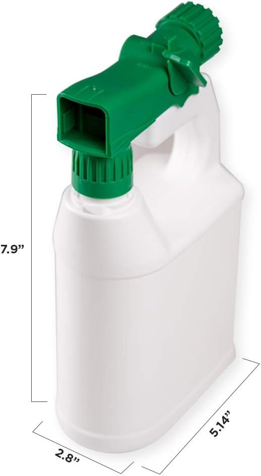 Refillable Multipurpose Hose-End Sprayer 32oz (Pack of 2) () 60:1 Spray Ration