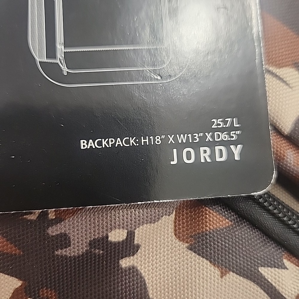John Dear One Size Jordy Backpack padded back hydration pocket [137]