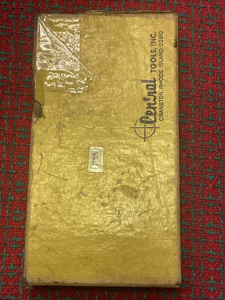 Vintage Central Tools Micrometer Rhode Island 🇺🇸 Unused!