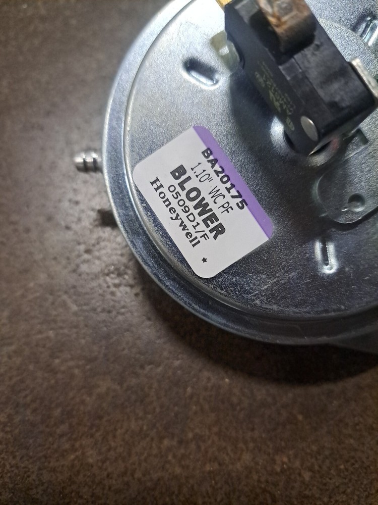 Honeywell 1014827 / BA20175 Transition Pressure Switch