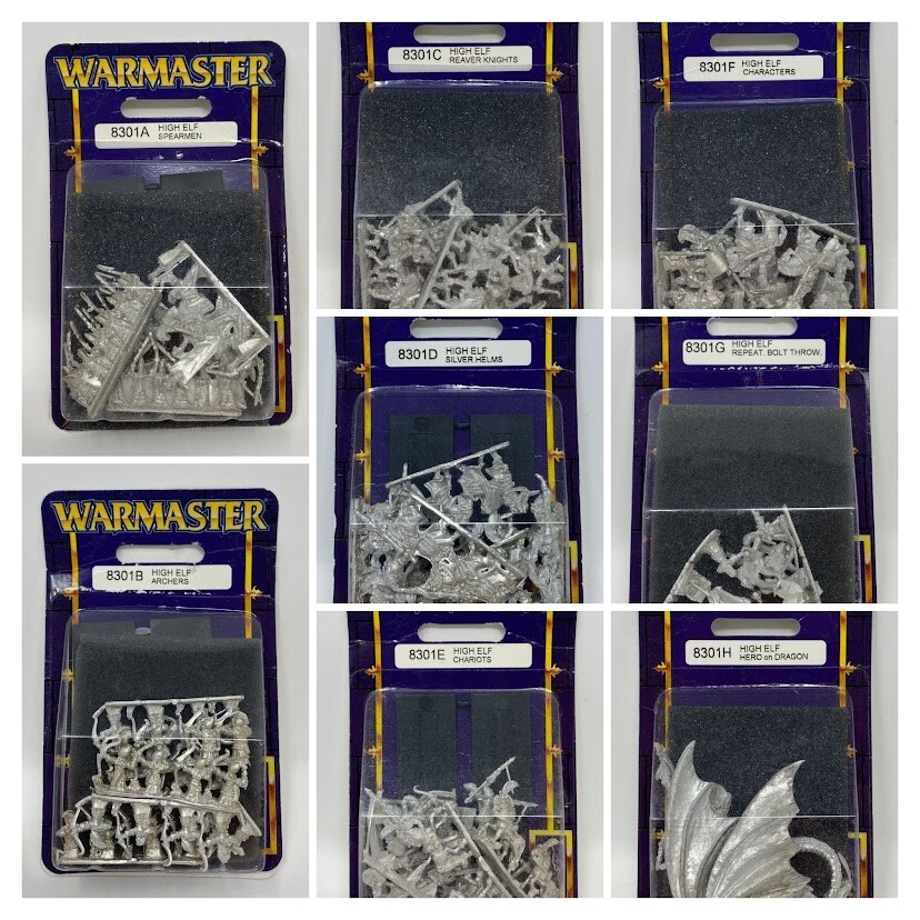 Games Workshop WARMASTER High Elves Blister NIB OOP