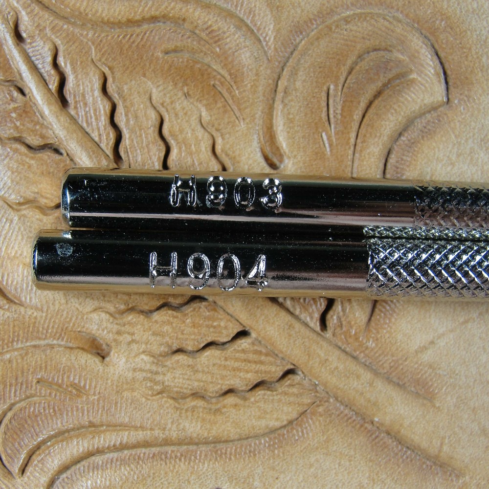 Leather Stamping Tools - #H903/H904 Curved Stop Set