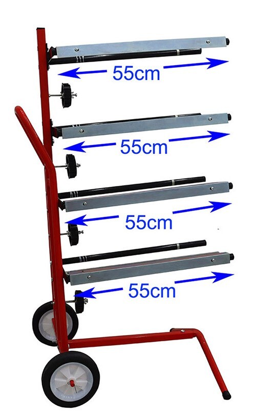 21.7" Mobile Masking Machine Tree Style Station Multiple Rolls for Masking Paper
