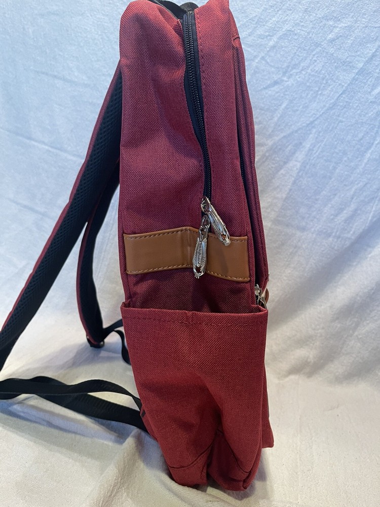 MEITE BOSHI large backpack leather straps multiple pockets