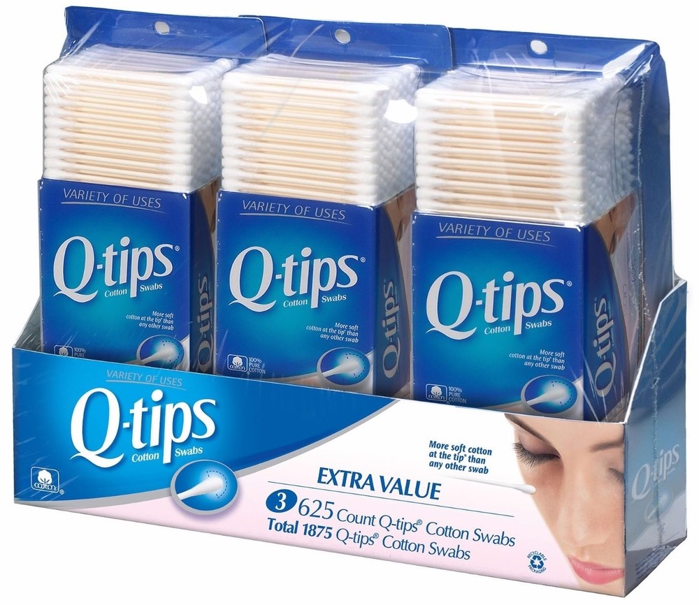 Q-Tips  100 %Cotton Swabs Chose count