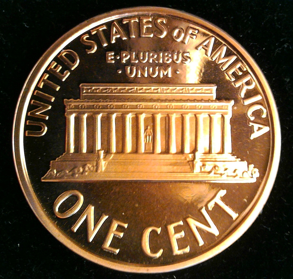 2005s Lincoln cent, proof, cameo