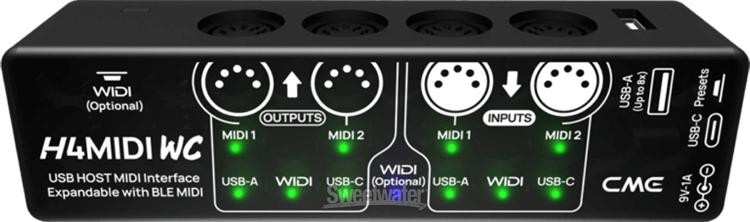 CME Pro H4MIDI WC Advanced MIDI Interface