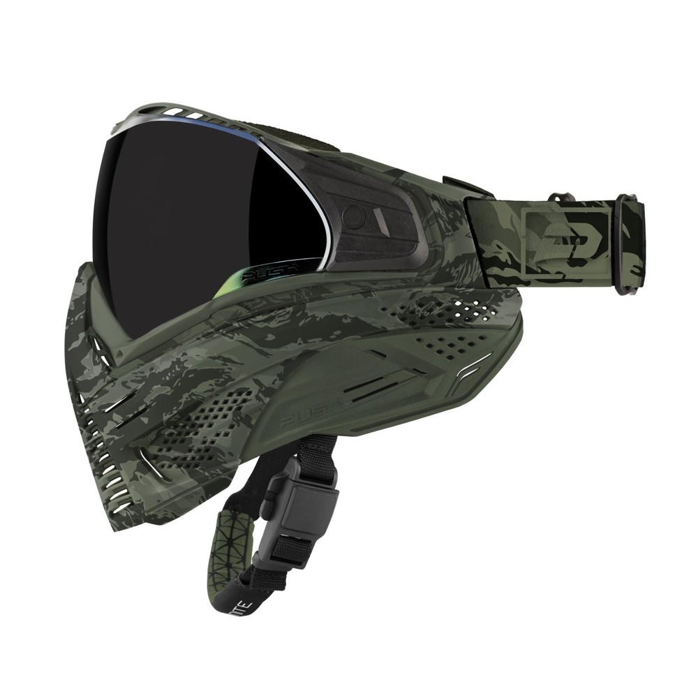 Push Unite Paintball Mask Protective Goggle Olive Camo NEW!