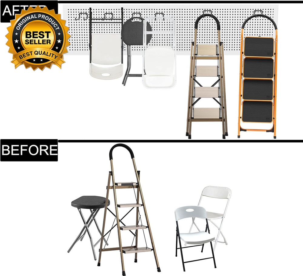 24 Pack Pegboard Hooks Heavy Duty Pegboard Drill Holder Power Tool Holder