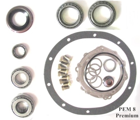 PEM8 Complete Inst Kit for 9" Ford 2.89" with Daytona Support & solid pinion sp